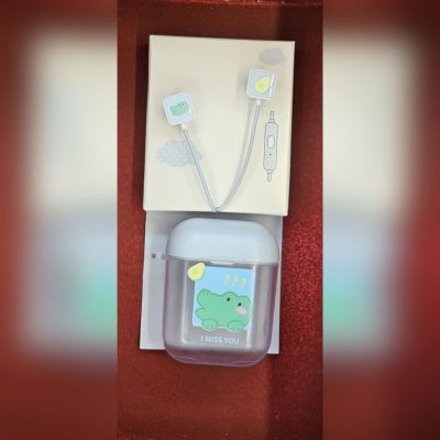 هندزفري عروسکي کيف دار xy-55 I miss you سوسمار