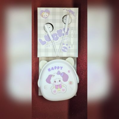 هندزفری عروسکی کيف دار xy-80lucky happy سگ